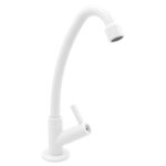 TORNEIRA ABS BRANCA COZINHA BANCADA C72 - ULTRA METAIS