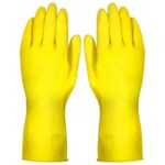 LUVA LATEX AMARELA T. 8 (M) - PLASTCOR