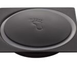 RALO CLICK INOX QUADRADO 15CM PRETO - ULTRA METAIS