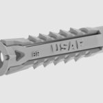 BUCHA U-TB1 CINZA N. 08 C/ 100 PC - USAF