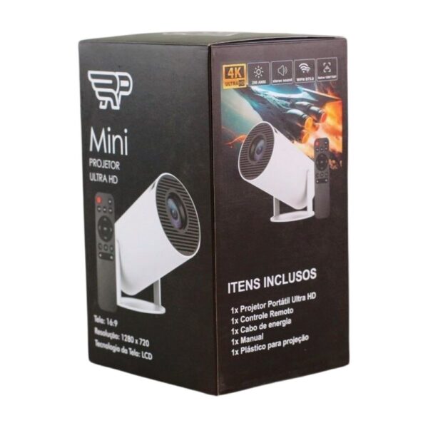 MINI PROJETOR PORTATIL FULL HD HY300PRO - MEGA ACE