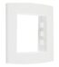 PEE ALFA SOBREPOR PLACA 4X2 C/ 2 POSTO RETANG.