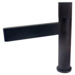 TORNEIRA MONOCOMANDO BANHEIRO L BLACK 22 X 17CM -