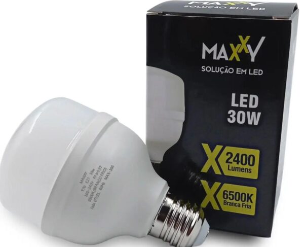 LAMPADA LED BULBO ALTA FATOR 30W 6500K - MAXXY