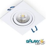 SPOT DICROICA LED SMD QUADRADO 7W 6500K - GALAXY