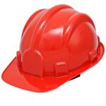 CAPACETE C/ CARNEIRA VERMELHO - PLASTCOR