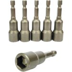 JG. SOQUETE SEXTAVADO MAGNETICO 1/2'' X 65MM CRV C/ 5 UN - RAYCO