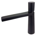 TORNEIRA CONE MISTURADOR AGUA QUENTE E FRIA PRETO