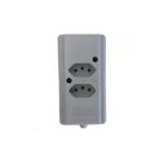 TOMADA EM BARRA 2 (DUPLA) 2P+T 20A CINZA - INTERNEED