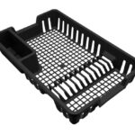 ESCORREDOR PLÁSTICO DE LOUÇA PRETO - ARQPLAST