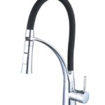 TORNEIRA MONOCOMANDO COZINHA GOURMET PRETA FLEX