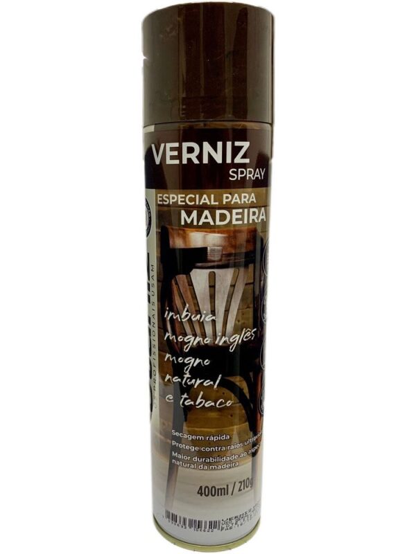 TINTA SPRAY ETANIZ U.G 400ML - VERNIZ MADEIRA IMBUIA
