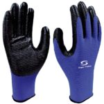 LUVA NITRIL WAVE AZUL T. 9 (G) - SUPER SAFETY