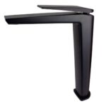 TORNEIRA QUADRO FINO MISTURADOR AGUA QUENTE E FRIA PRETO