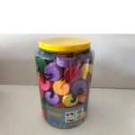 TAMPA EVA REDONDA CORES 37 X 15MM C/100 UN - DETOP