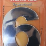 NUMERO 125MM ACM ESPELHADO 6 - NUMERAL