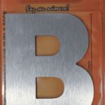 LETRA ACO ESC. 125 MM B - NUMERAL