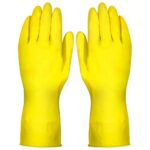LUVA LATEX AMARELA T. 9 (G) - PLASTCOR
