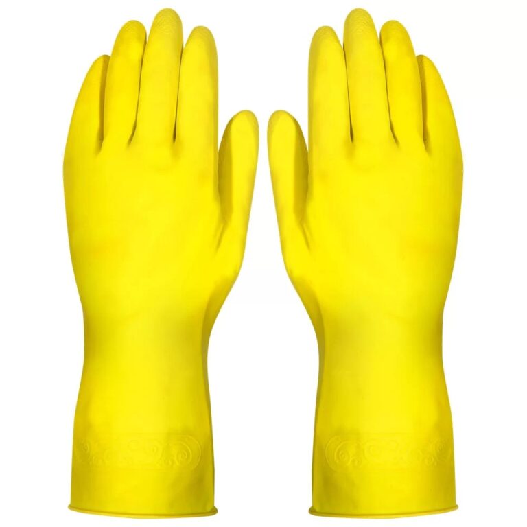 LUVA LATEX AMARELA T. 9 (G) - PLASTCOR