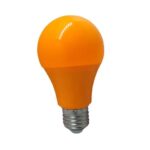 LAMPADA LED BULBO A60 9W ANTI-INSETO LARANJA - GALAXY