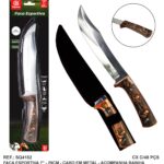 FACA ESPORTIVA 7" ACO INOX / METAL C/ BAINHA - SQ