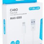 CABO DE DADOS USB // IOS 100% COBRE 2.4 A MAX0305