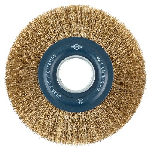 ESCOVA ACO CIRCULAR D. 6'' X A.1/2'' A/LT - BRASFORT
