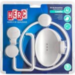 KIT LAVELLO BRANCO C/ 4 PC - HERC
