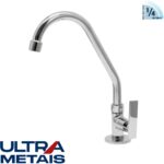 TORNEIRA METAL 1168 COZINHA BANCADA 5/8 BICA MOVEL C29 1/4 VOLTA - ULTRA METAIS