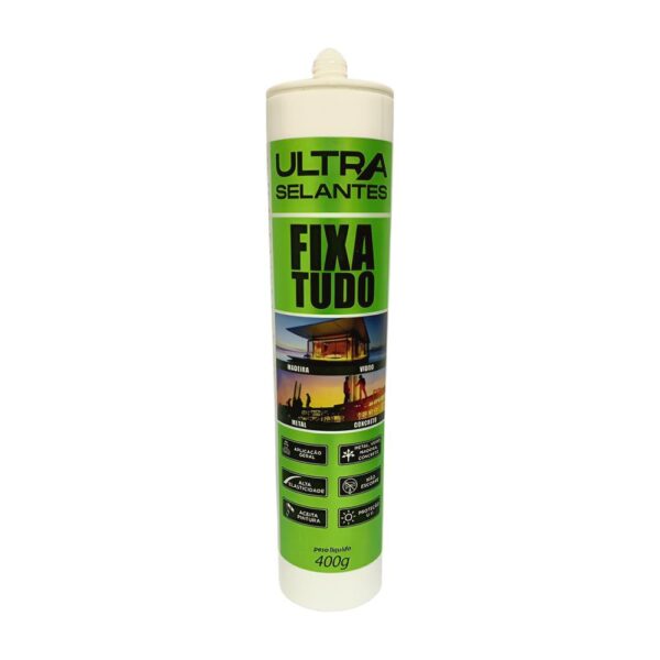 ADESIVO SELANTE FIXA TUDO CINZA 400 G - ULTRA SELANTES
