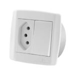 ILUMI - CJ INTER SIMPLES 10A + TOMADA 10A 250V~ SLIM MOVEIS