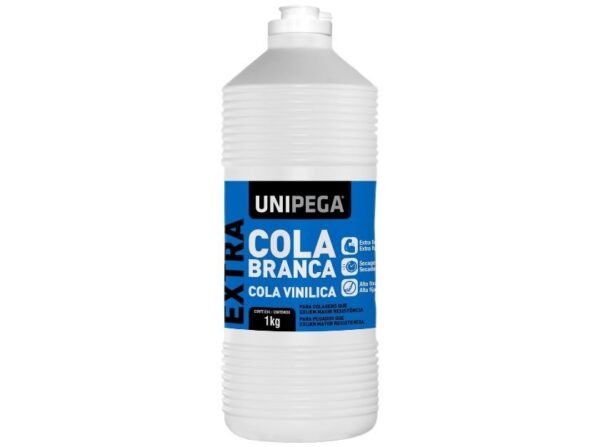 COLA BRANCA PVA EXTRA 1KG - UNIPEGA