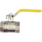 REGISTRO ESFERA 1'' ZAMAK - FLUIDA