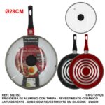 FRIGIDEIRA C/ TAMPA REVESTIMENTO CERAMICO 28 CM - SQ