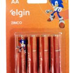 PILHA AA ZINCO-CARVAO BLISTER C/ 4 PC - ELGIN