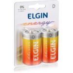 PILHA D ZINCO-CARVAO BLISTER C/ 2 PC - ELGIN
