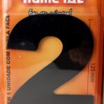 NUMERO 125MM ACM PRETO 2 - NUMERAL
