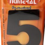 NUMERO 125MM ACM PRETO 5 - NUMERAL