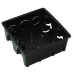 CAIXA DE LUZ 4 X 4 PRETA - GERPLAST