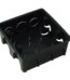 CAIXA DE LUZ 4 X 4 PRETA - GERPLAST