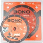 DISCO DIAMANTADO 4.1/2" C/ BORDA DIAMANTE P/ FERRO - BONO