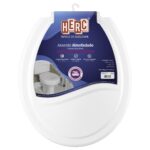 ASSENTO ALMOFADADO OVAL UNIVERSAL - HERC Branco