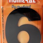 NUMERO 125MM ACM PRETO 6 - NUMERAL