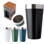 COPO CERVEJA 500ML AÇO INOX Azul