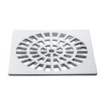 GRELHA QUADRADA CROMADA 150MM - HERC