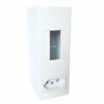 CAIXA SOBREPOR P/ DISJUNTOR C/ TOMADA BRANCO - REUE