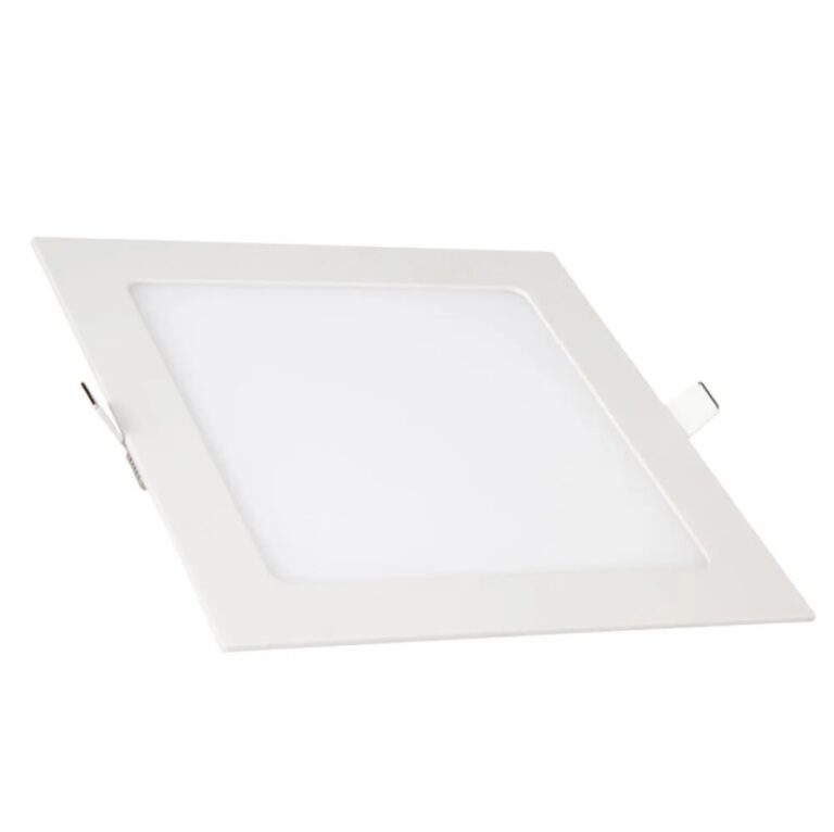 PLAFON LED EMBUTIR QUADRADO 18W 3000K AMARELA - GALAXY