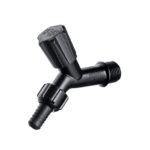 TORNEIRA PLASTICA JARDIM PRETO 1/2" E 3/4" HERC