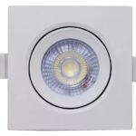 SPOT DICROICA LED SMD QUADRADO 7W 6500K - POWER XL