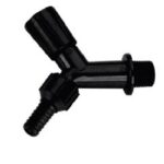 TORNEIRA PLASTICA JARDIM PRETO 1/2'' - LUCONI